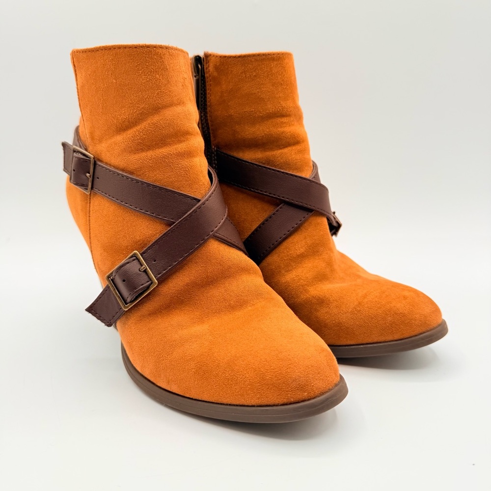 Ankle Boots Charming Charlie Women Size 7 Brown